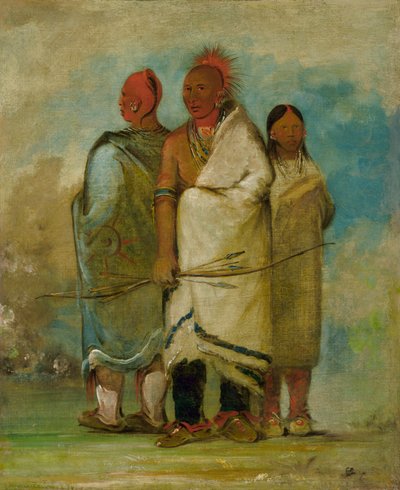 Trois Indiens Fox, 1837-1839 - George Catlin