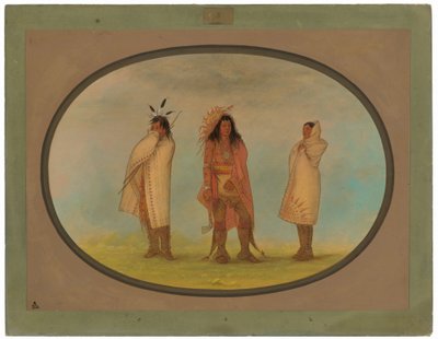 Trois Indiens Iroquois - George Catlin