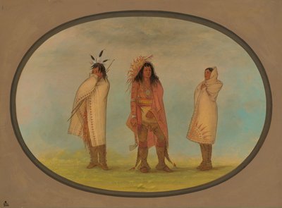 Trois Indiens Iroquois, 1861-1869 - George Catlin