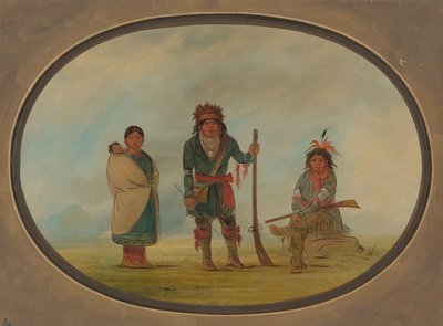 Trois Indiens Micmac, 1861-1869 - George Catlin