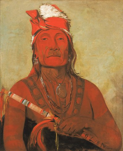 Toh-kí-e-to, pierre à cornes, un chef - George Catlin