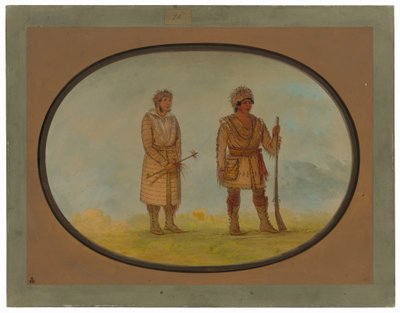Deux Chefs Cherokee - George Catlin