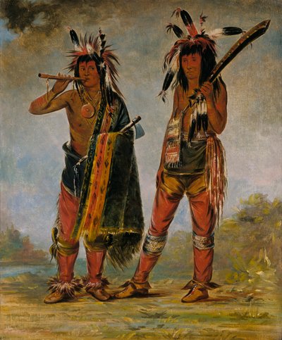 Deux jeunes hommes - George Catlin