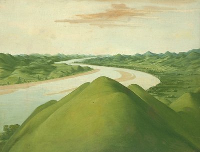 Vue sur les "Cross Timbers", Texas - George Catlin