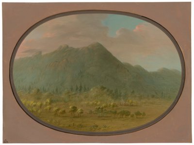 Vue dans les montagnes de cristal - George Catlin