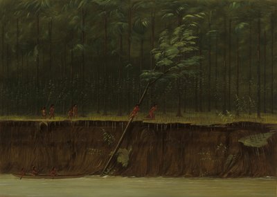 Vue du bas Mississippi, 1861-1869 - George Catlin