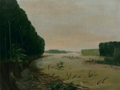 Vue sur le Missouri, les bancs d