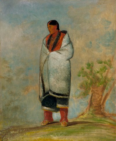 Wa-quóth-e-qua, La femme du daim, La femme de la baleine - George Catlin