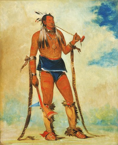 Wah-chee-háhs-ka, Homme qui met tout dehors - George Catlin