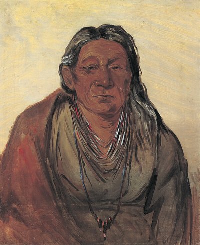 Wah-pe-séh-see, mère du chef - George Catlin