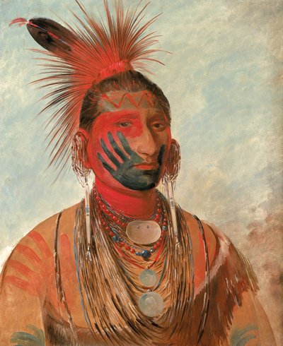 Wash-ka-mon-ya, Danseur Rapide, un Guerrier, 1844-1845 - George Catlin