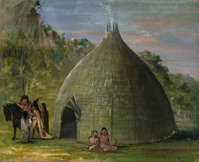 Wichita Lodge, toit de chaume avec de l