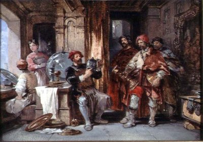 Cellini et les voleurs - George Cattermole