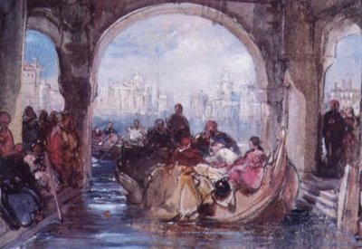 Vue de Venise, 1852 - George Cattermole