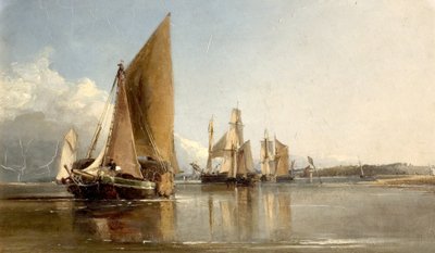 Bateaux Entrant dans la Medway - George Chambers