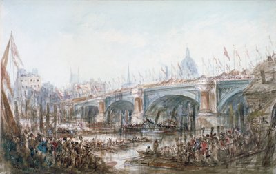 Ouverture du pont de Blackfriars, Londres, 1869 - George Chambers