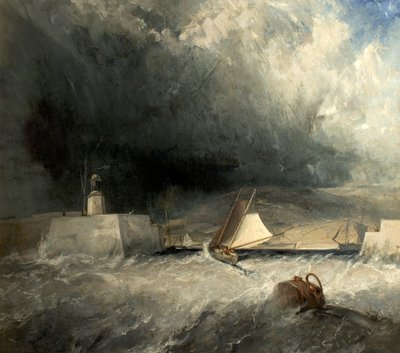 Port de Whitby, North Yorkshire, 1836 - George Chambers