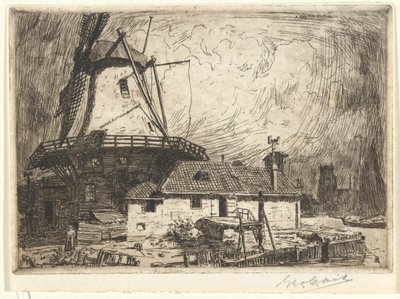 Moulin à Zwyndrecht - George Charles Aid
