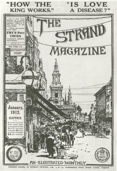 Couverture de The Strand Magazine, 1912 - George Charles Haite