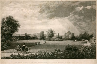 La vue arrière depuis la résidence de Joseph Wilson, Highbury Hill - George Childs