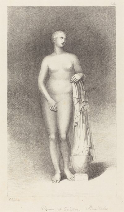 Vénus de Cnide, par Praxitèle - George Childs after John Flaxman
