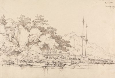 Lap House, Inner Harbor, Macao - George Chinnery