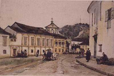 Rue à Macao, Chine - George Chinnery