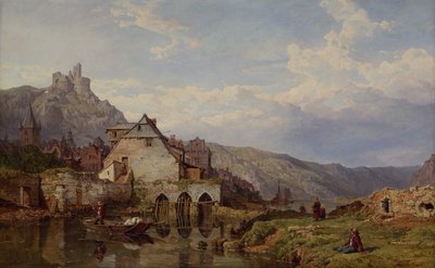 Vue de Bouvignes sur la Meuse - George Clarkson Stanfield