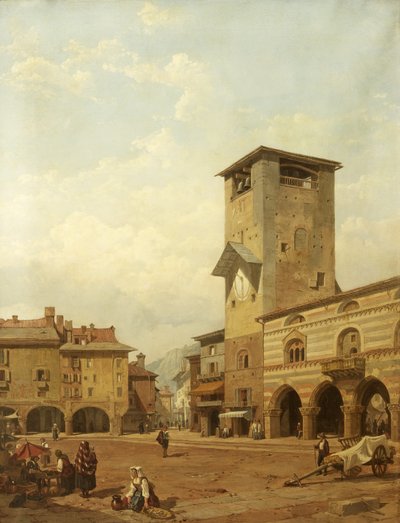 Le Broletto, Côme - George Clarkson Stanfield