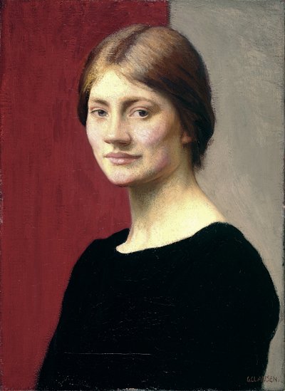Une fille en noir - George Clausen