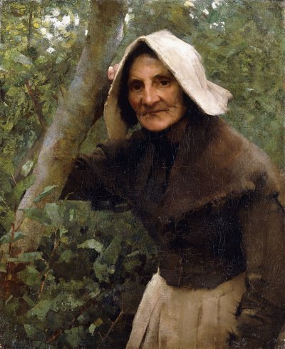 Une Vieille Femme, North Lincolnshire - George Clausen