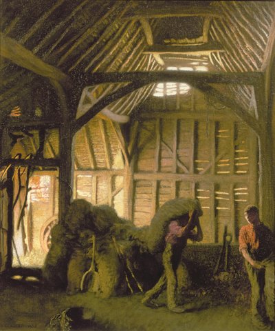 Une grange ancienne - George Clausen