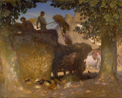 Construire la meule, 1907 - George Clausen