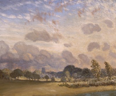 Église de Clavering, vers 1908 - George Clausen