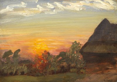 Coucher de soleil à Duton Hill, 1938 - George Clausen