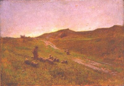 Soirée sur la lande - George Clausen