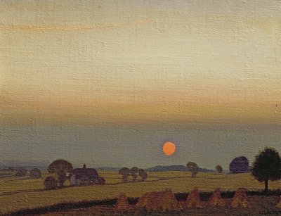 Coucher de soleil - George Clausen