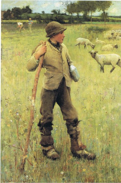 Le garçon berger - George Clausen