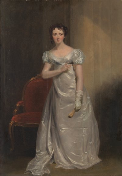 Harriet Smithson dans le rôle de Miss Dorillon, dans "Wives as They Were, and Maids as They Are" d