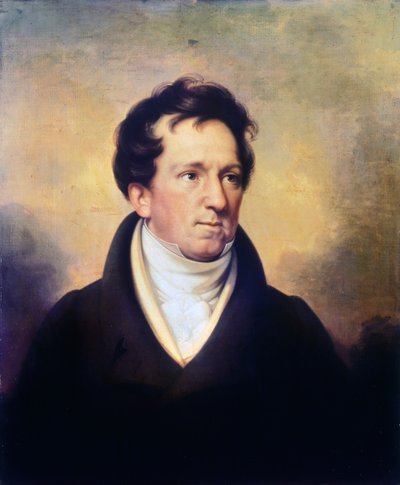Portrait de Charles Mathews (1776-1835), acteur et directeur de théâtre anglais - George Clint
