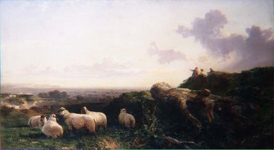 Soirée sur les South Downs - George Cole