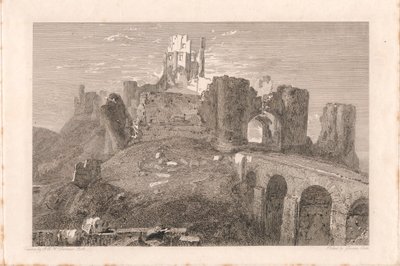 Château de Corfe, Dorsetshire - George Cooke