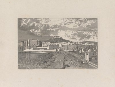 Naples, depuis le Mole - George Cooke