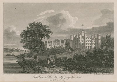 Le Palais de Sa Majesté le Roi George III à Kew, Surrey - George Cooke