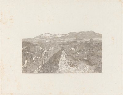 Le Forum romain depuis la tour du Capitole - George Cooke