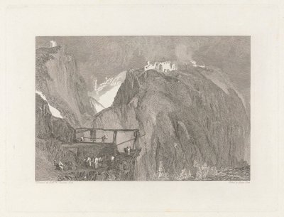 Château de Tintagel, Cornouailles - George Cooke