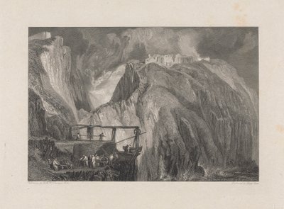 Château de Tintagel, Cornouailles - George Cooke