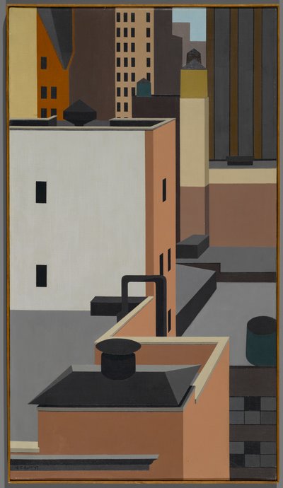 Mosaïque de Manhattan - George Copeland Ault