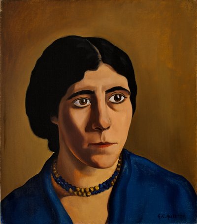 Portrait de Concetta Scaravaglione (1900-75) - George Copeland Ault