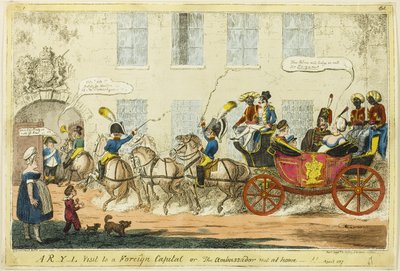 Une visite R-Y-L dans une capitale étrangère - George Cruikshank